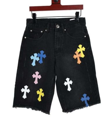 Replica Chrome Hearts  Street Style Jeans Short For Unisex#NTS105