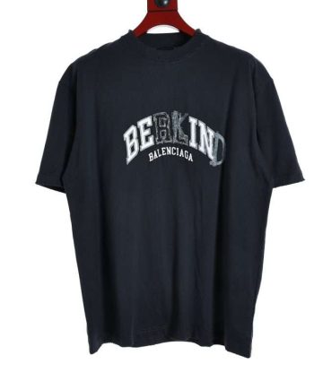 Replica Balenciaga Bekind T-shirts For Unisex Black#NTS175