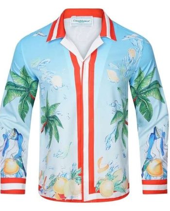 Replica Casablance New Print Long Sleeve Shirts For Men#BC002