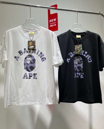 Replica Bape New T-Shirts Crew Neck For Unisex#HTS330