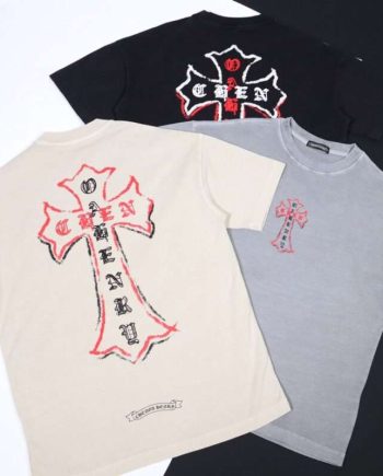 Replica Chrome Hearts  New Crew Neck T-shirts For Unisex Steetwear#HTS97