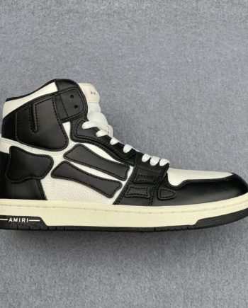 Replica AMIRI Skel Top Hi Black White 211886M236003