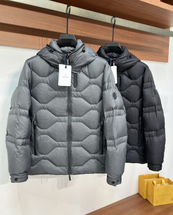 Replica 2023 Winter New Style Hooded Thicken Men’s Warm White Down Jacket