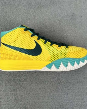 Replica Nike Kyrie 1 “Letterman” Yellow Sneakers #NKC002