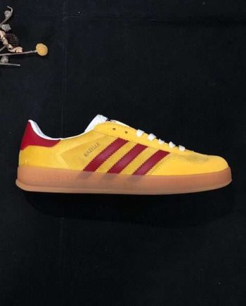 Replica Addidas Original GUCCI Gazelle Sneakers Yellow#NG005