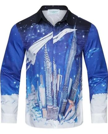 Replica Casablance New Print Long Sleeve Shirts For Men#BC008