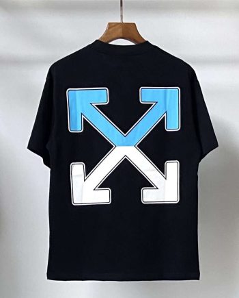 Replica OFF-WHITE T-Shirts Streetwear Tee Black and White#OFTS003