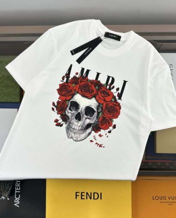 Replica AMIRI Grateful Dead Tee White