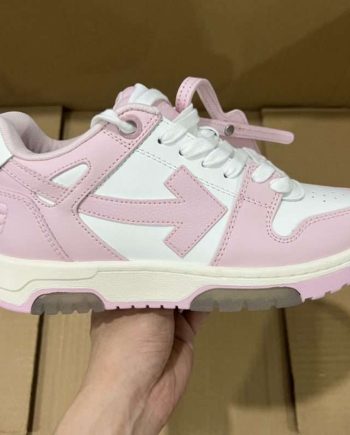 Replica Off-White Out Of Office low-top sneakers “OOO”  Pink White